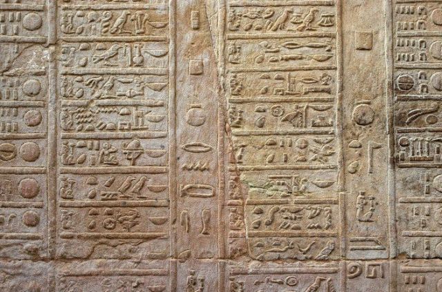 hieroglyphs,